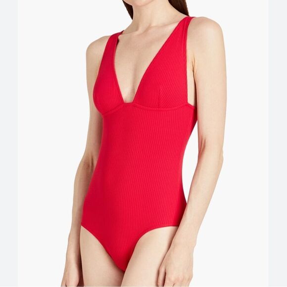 Zimmerman Ribbed One Piece swimsuit $441.00 size Small NWT - Picture 2 of 6